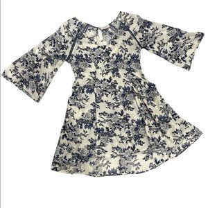 Altered State Blue Floral Tunic